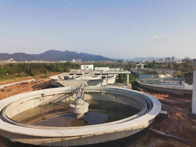 吉安市青原污水处理厂一期续建工程顺利试水